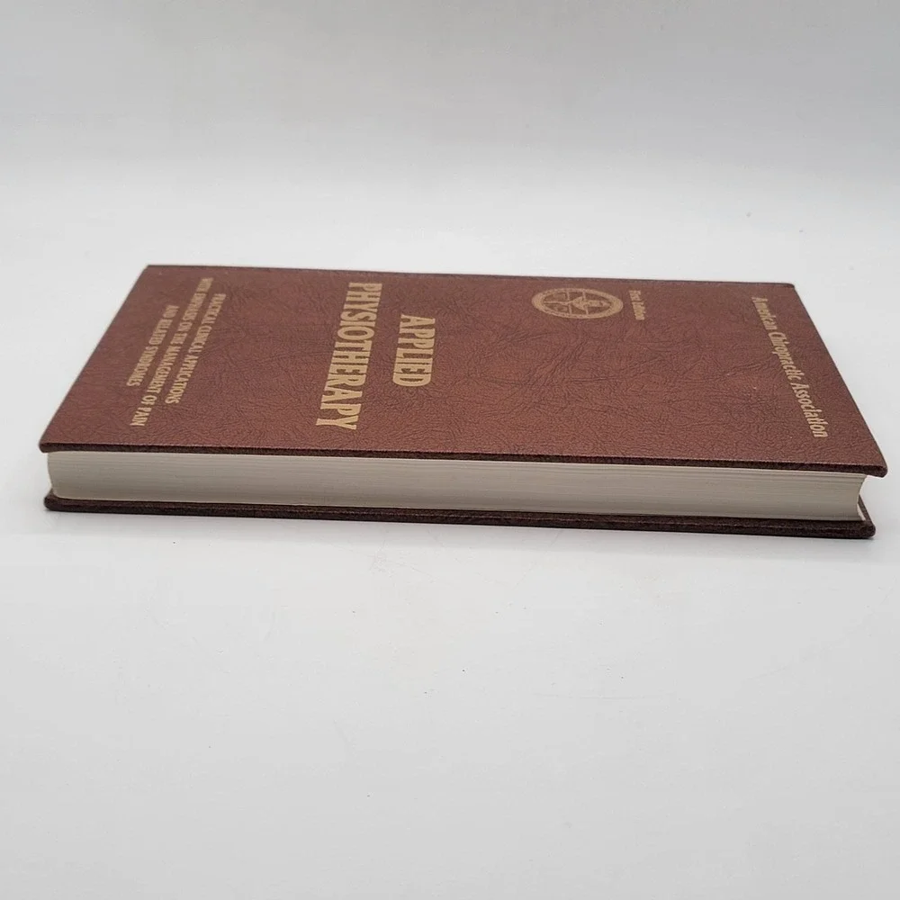 Jaskoviak Applied Physiotherapy Hardcover‎ 1st Ed 3rd Printing Chiropractic EX